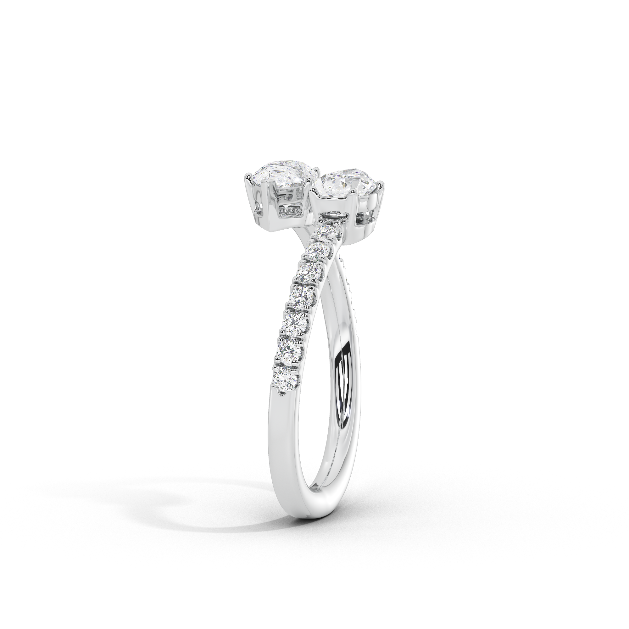 Twin Flame 1.238 Carat Lab Grown Diamond Ring