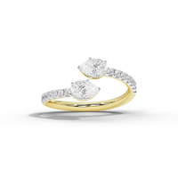 Twin Flame 1.238 Carat Lab Grown Diamond Ring
