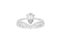 Teardrop Flex - Lab Diamond Ring