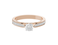 Point Made studded singula Ring