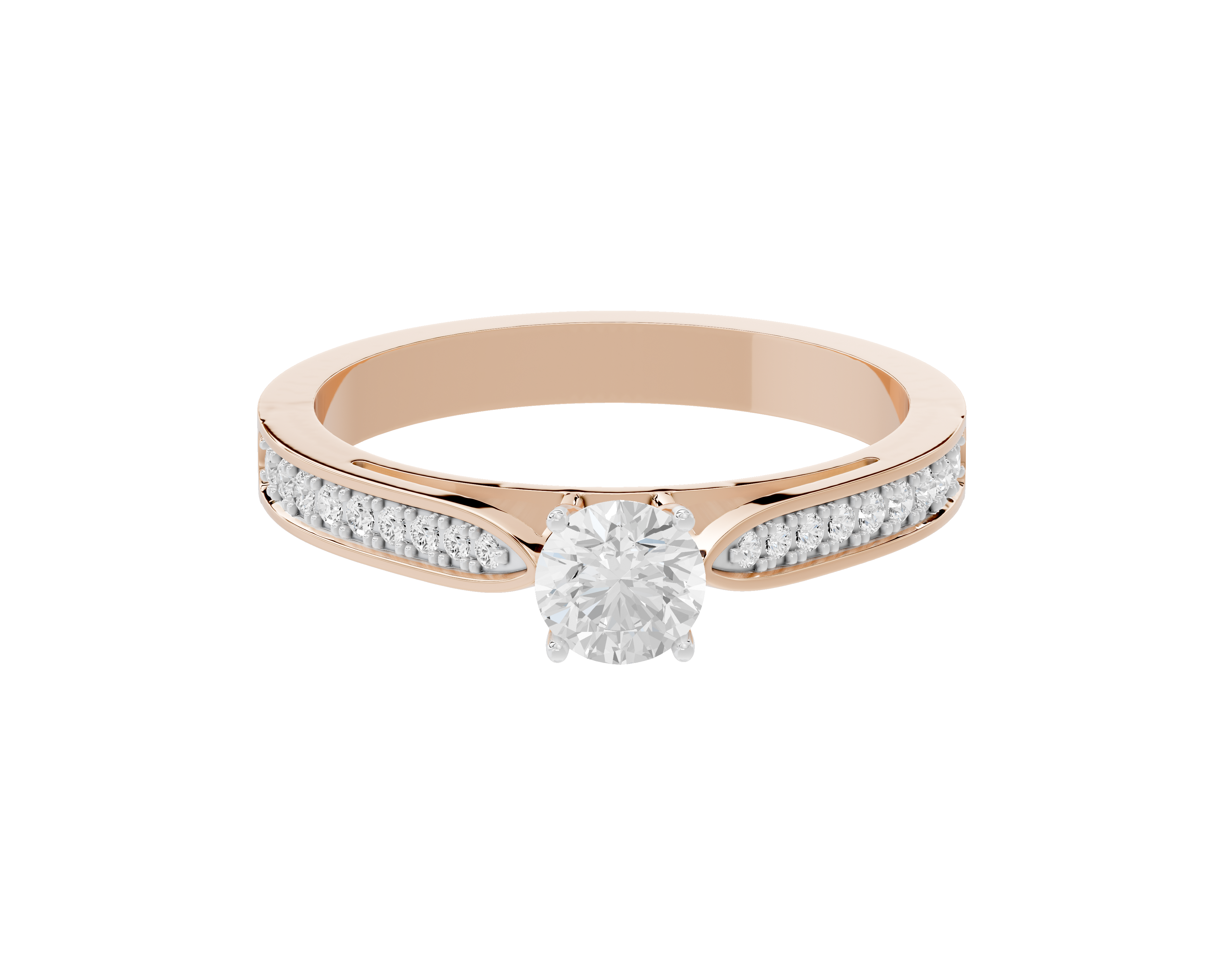 Point Made studded singula Ring