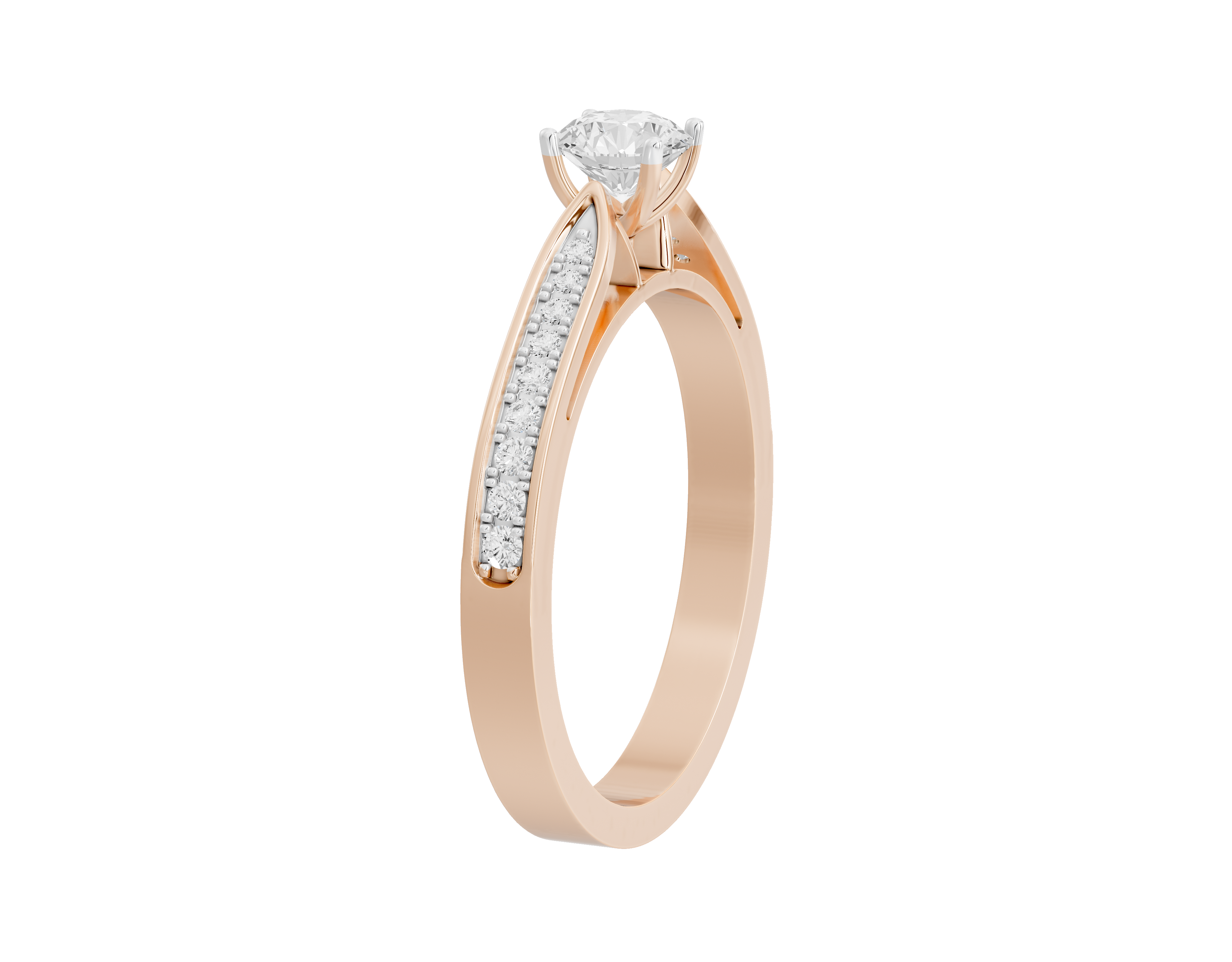 Point Made studded singula Ring