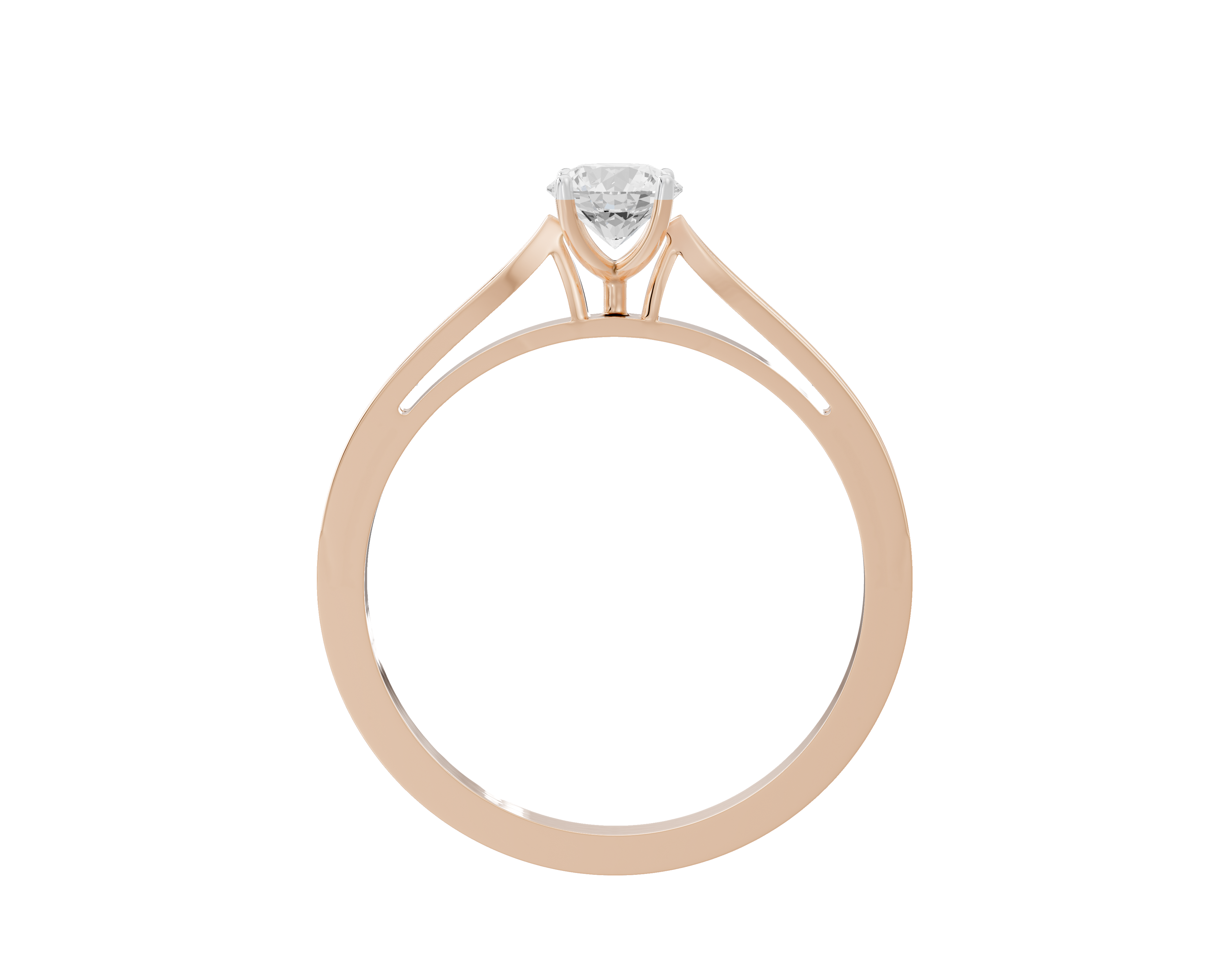 Point Made studded singula Ring