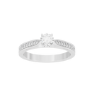 Point Made studded singula  0.682 Carat Lab Grown Diamond Ring