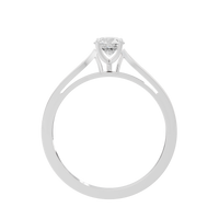 Point Made studded singula  0.682 Carat Lab Grown Diamond Ring