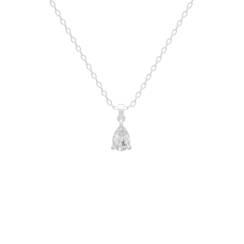 Lune Layered Lab Diamond Pendant