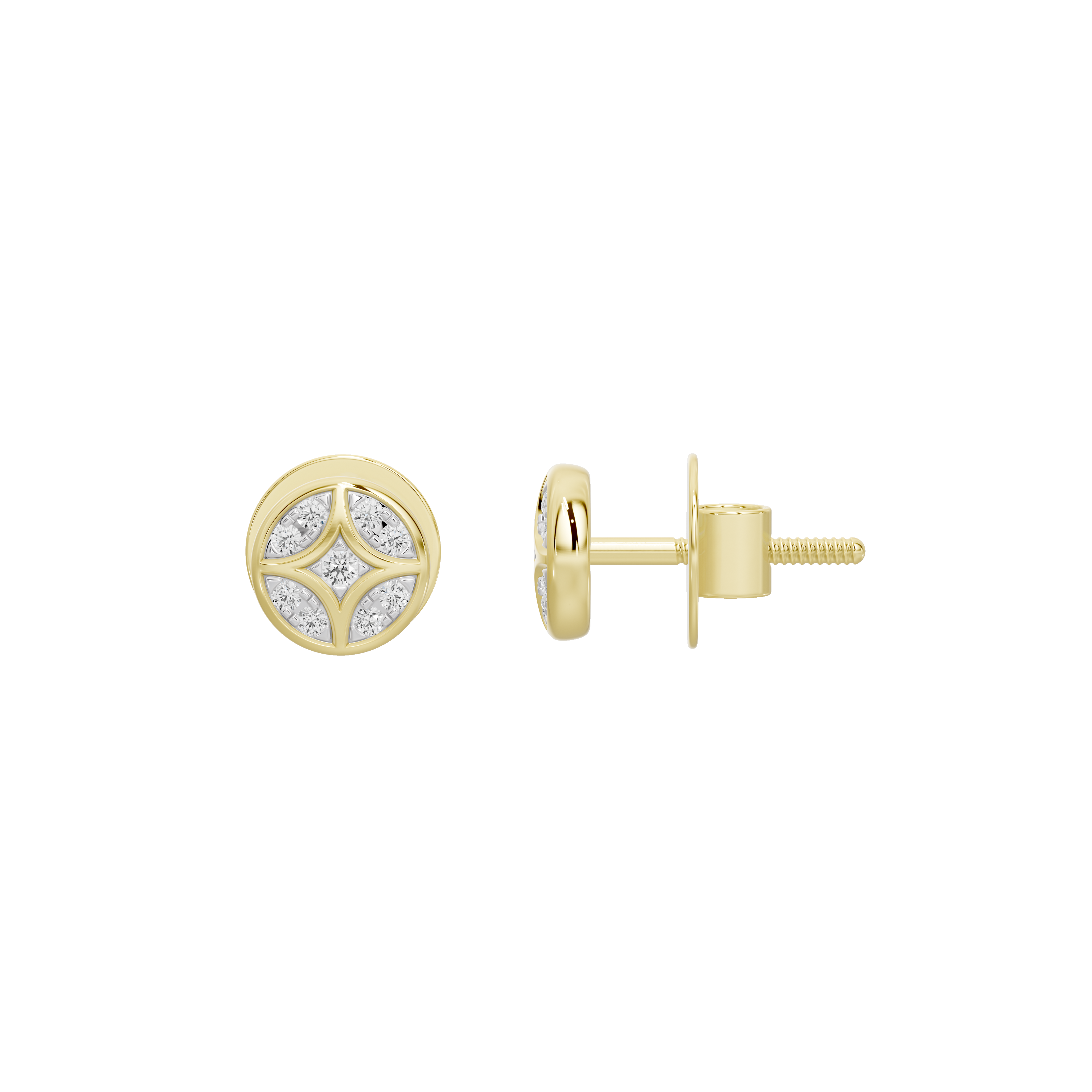 Shield - Lab Diamond Earrings