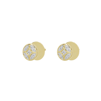 Shield - Lab Diamond Earrings