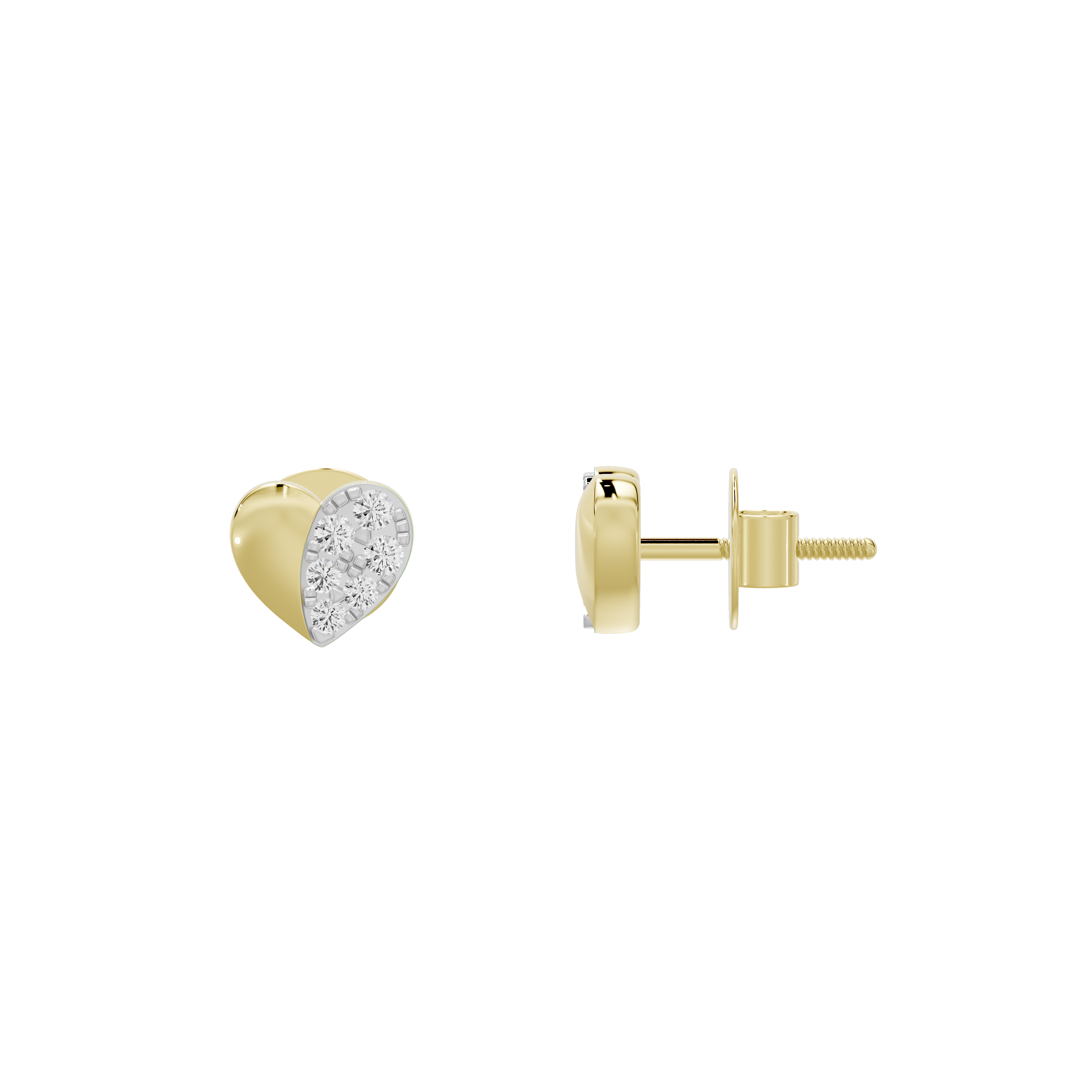 Amour Studs - Lab Diamond Earrings