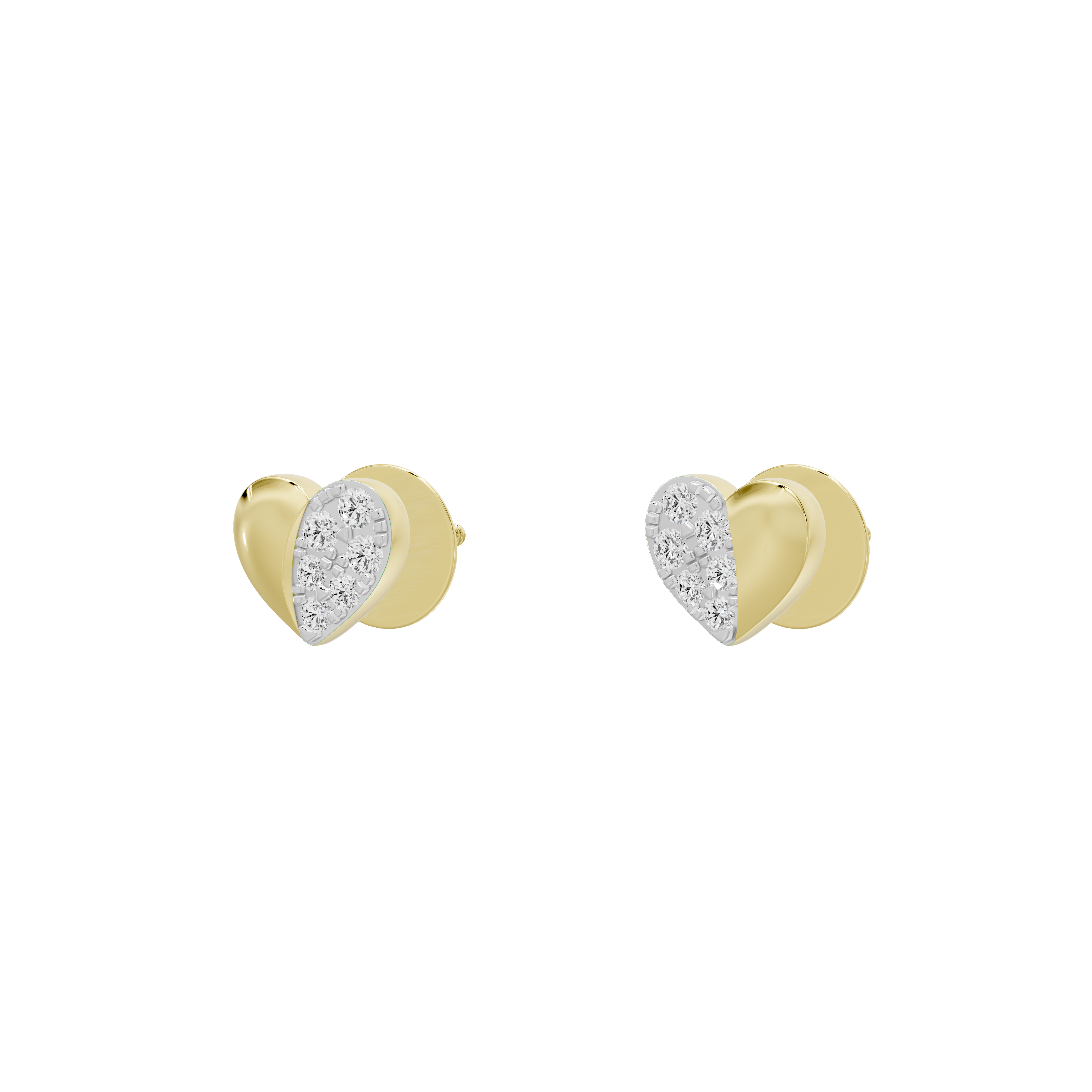 Amour Studs - Lab Diamond Earrings