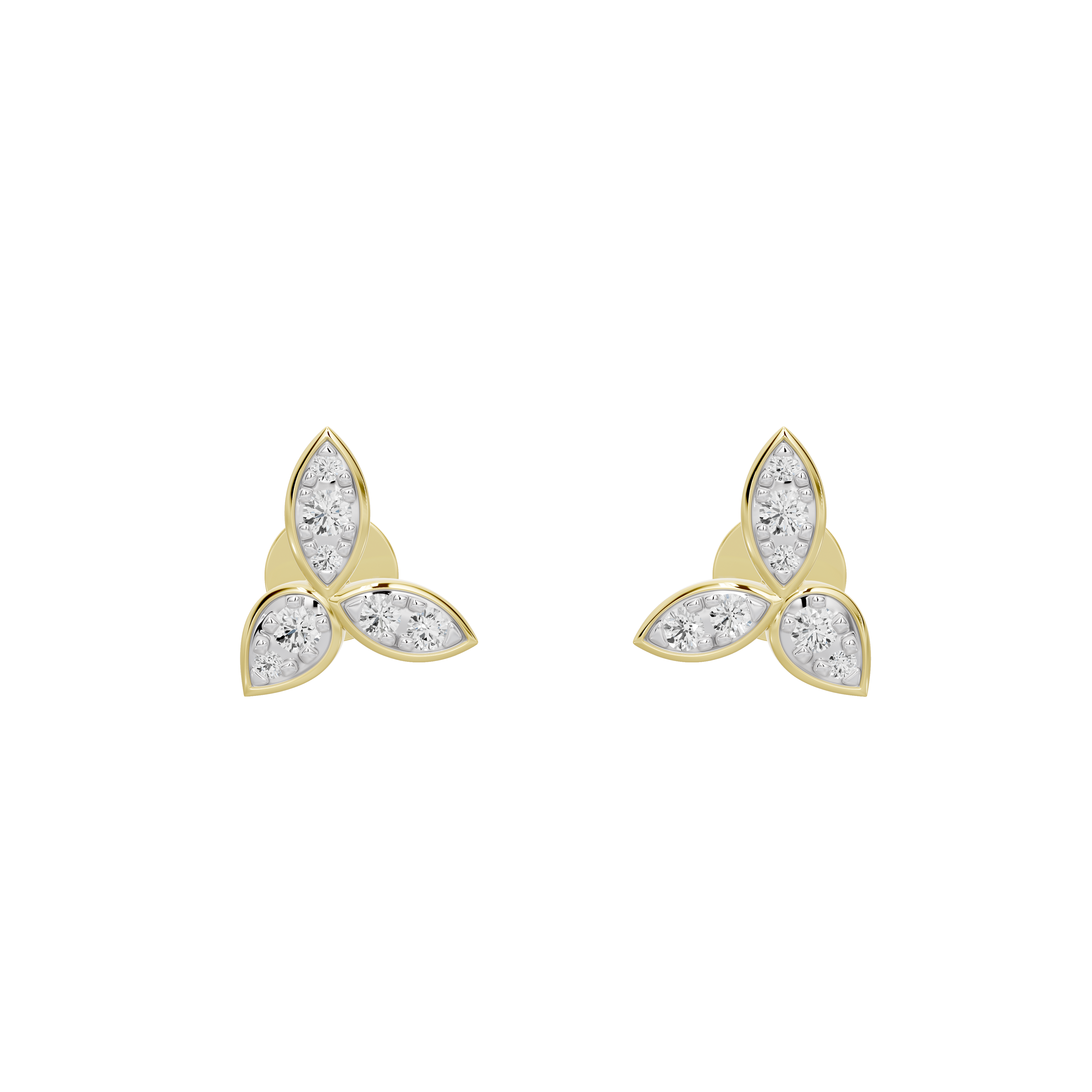 Trillium - Lab Diamond Earrings