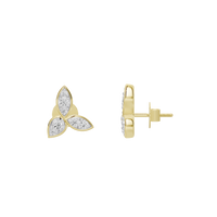 Trillium - Lab Diamond Earrings