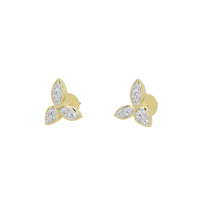 Trillium - Lab Diamond Earrings