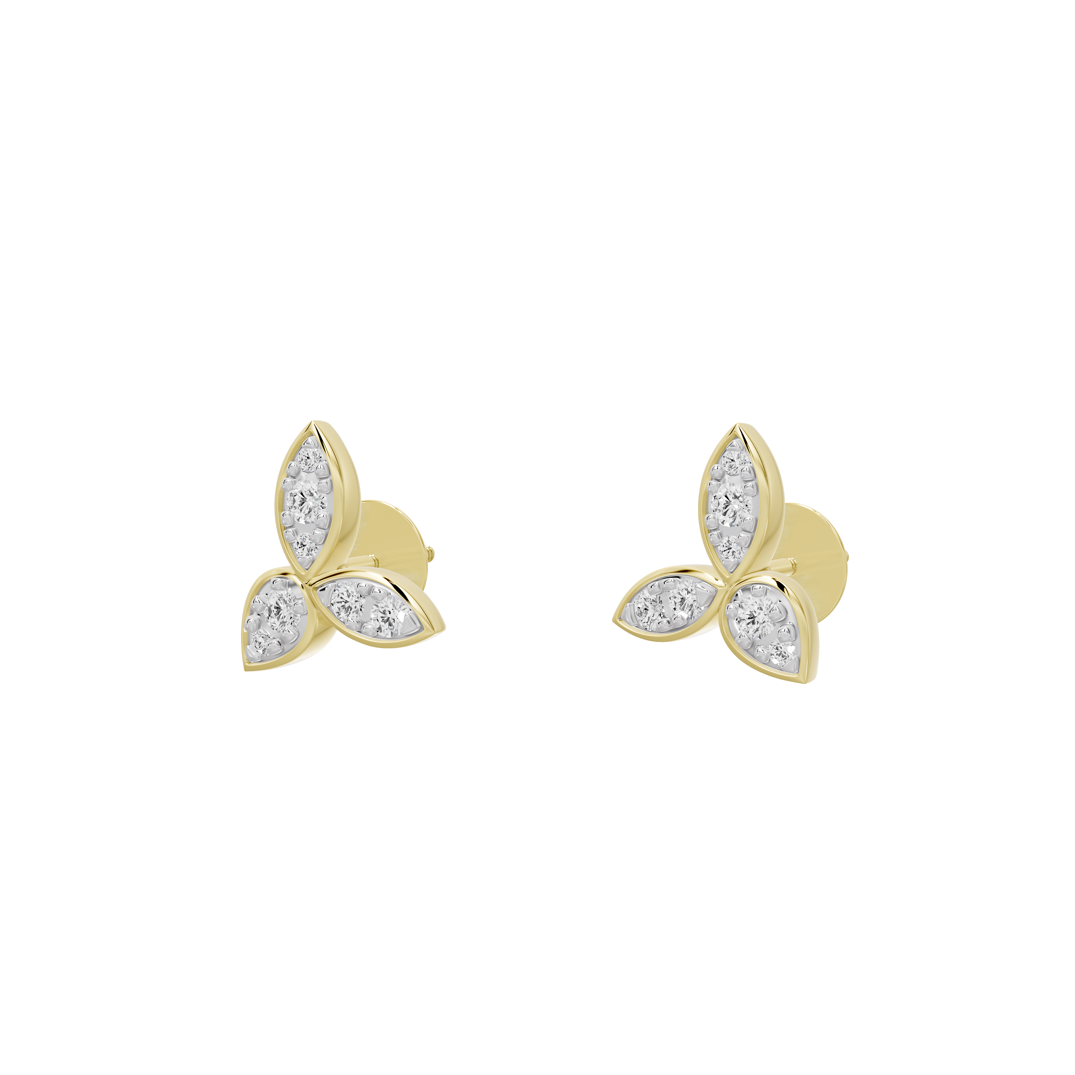 Trillium - Lab Diamond Earrings