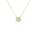 Shield Gold -Lab Diamond Pendant