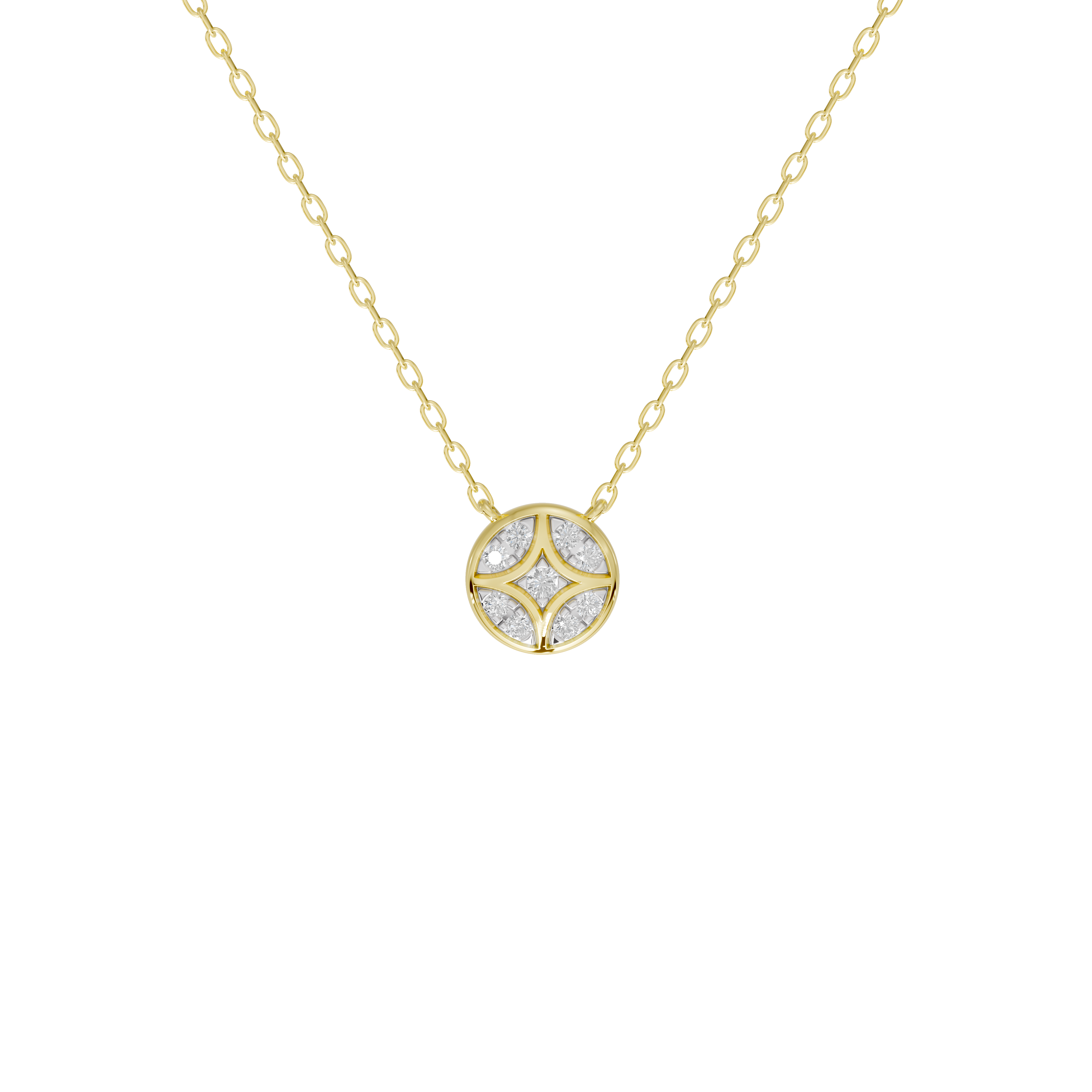 Shield Gold Pendant