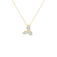 Trillium - Lab Diamond Pendant
