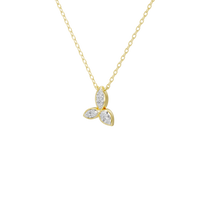 Trillium - Lab Diamond Pendant