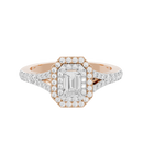 Bagutte Sun Helo 0.809 Carat Lab Grown Diamond Ring