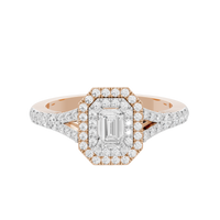 Bagutte Sun Helo 0.809 Carat Lab Grown Diamond Ring