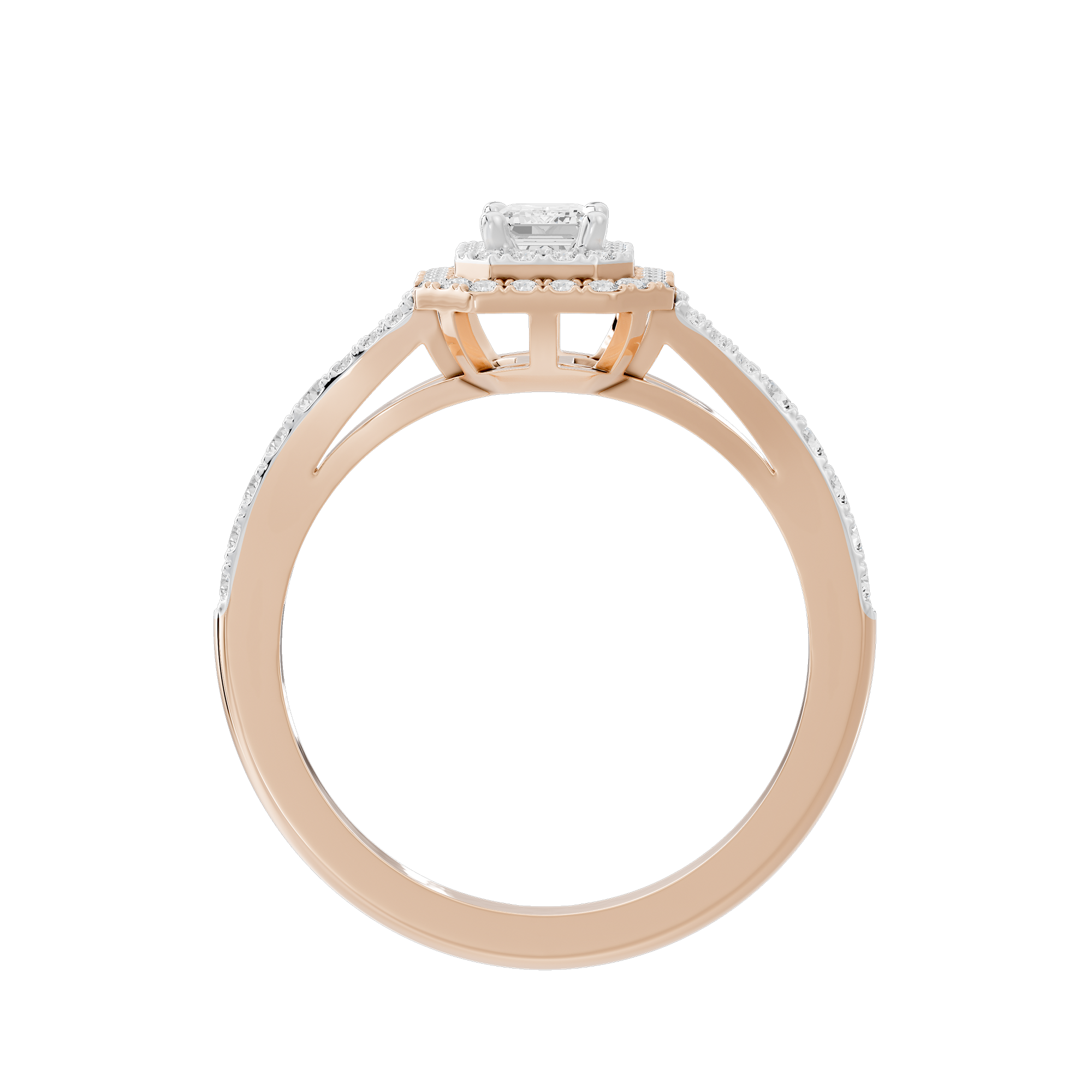 Bagutte Sun Helo 0.809 Carat Lab Grown Diamond Ring