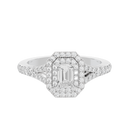 Bagutte Sun Helo 0.809 Carat Lab Grown Diamond Ring