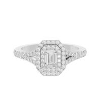 Bagutte Sun Helo 0.809 Carat Lab Grown Diamond Ring