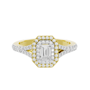 Bagutte Sun Helo 0.809 Carat Lab Grown Diamond Ring