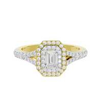 Bagutte Sun Helo 0.809 Carat Lab Grown Diamond Ring