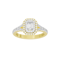 Bagutte Sun Helo 0.809 Carat Lab Grown Diamond Ring