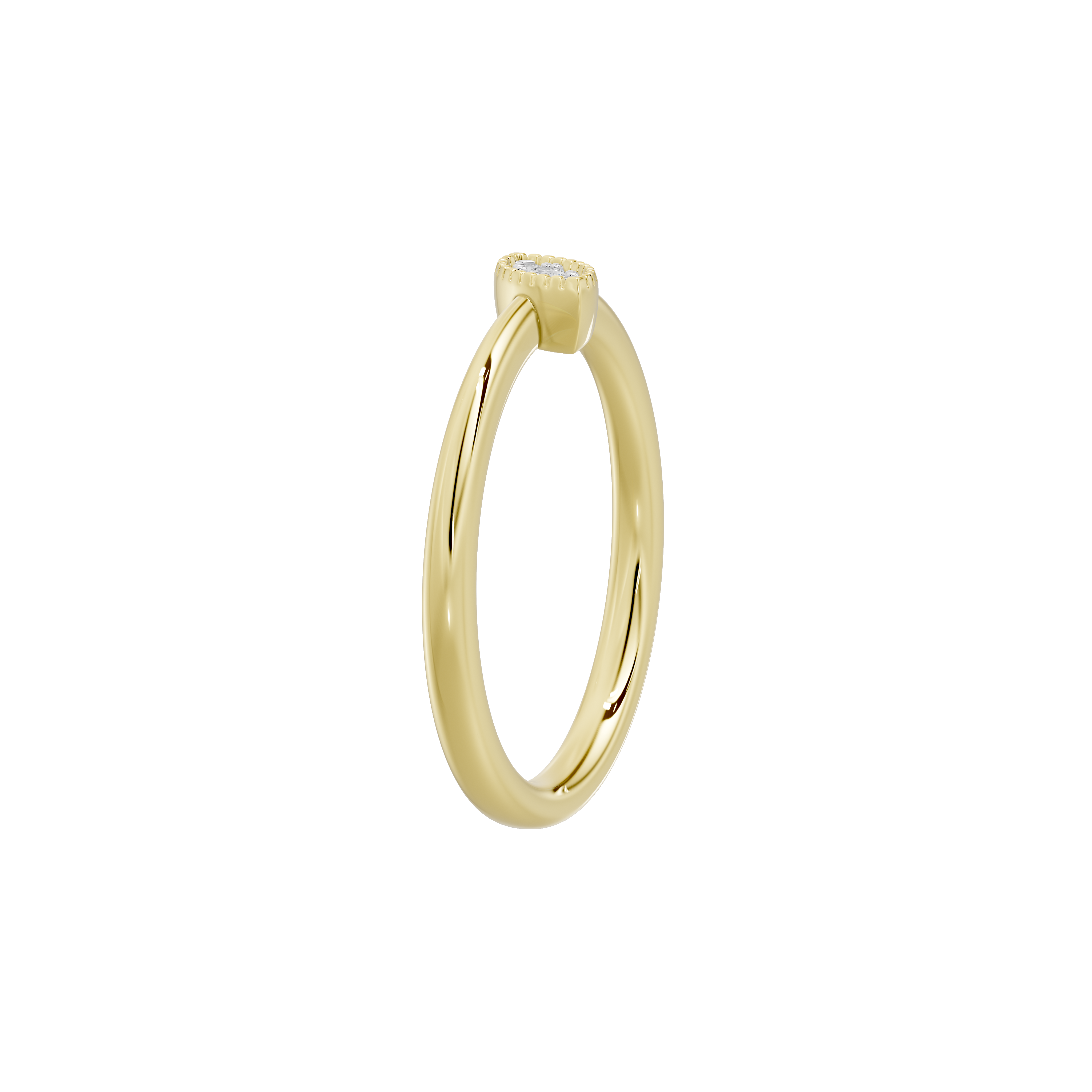 Lattice Marquise - Lab Diamond Ring