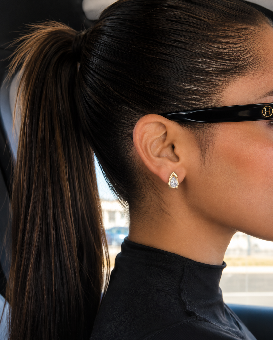 Held In Two - Lab Diamond Earrings