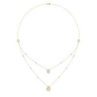 DualOrbit - Lab Diamond Necklace
