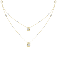 DualOrbit - Lab Diamond Necklace