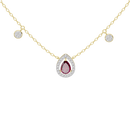 RubyDew Layered - Lab Diamond Necklace