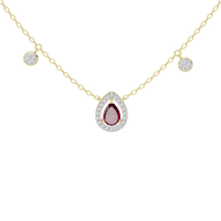 RubyDew Layered - Lab Diamond Necklace