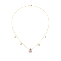 RubyDew Layered - Lab Diamond Necklace