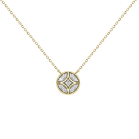 Shield Gold Pendant
