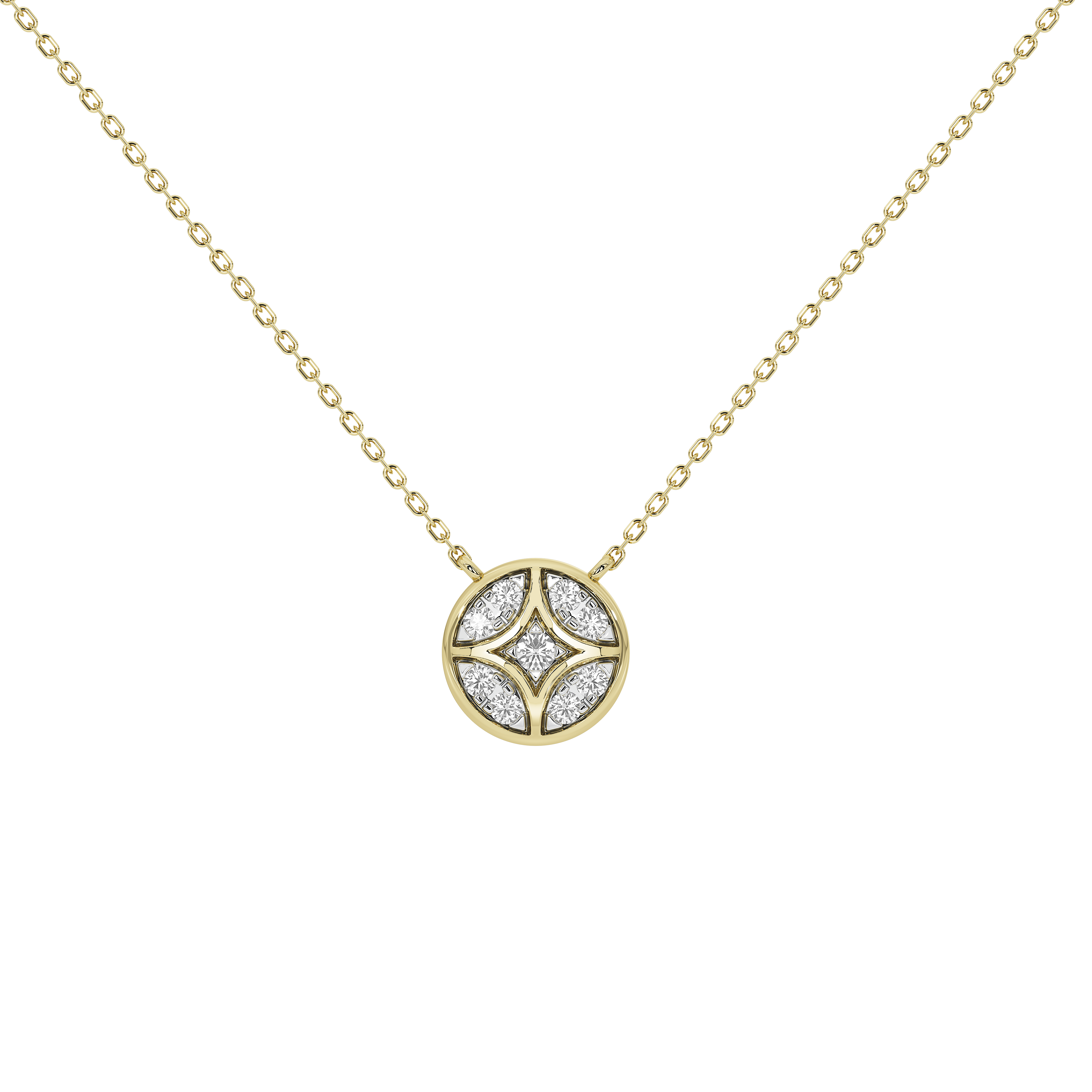Shield Gold Pendant