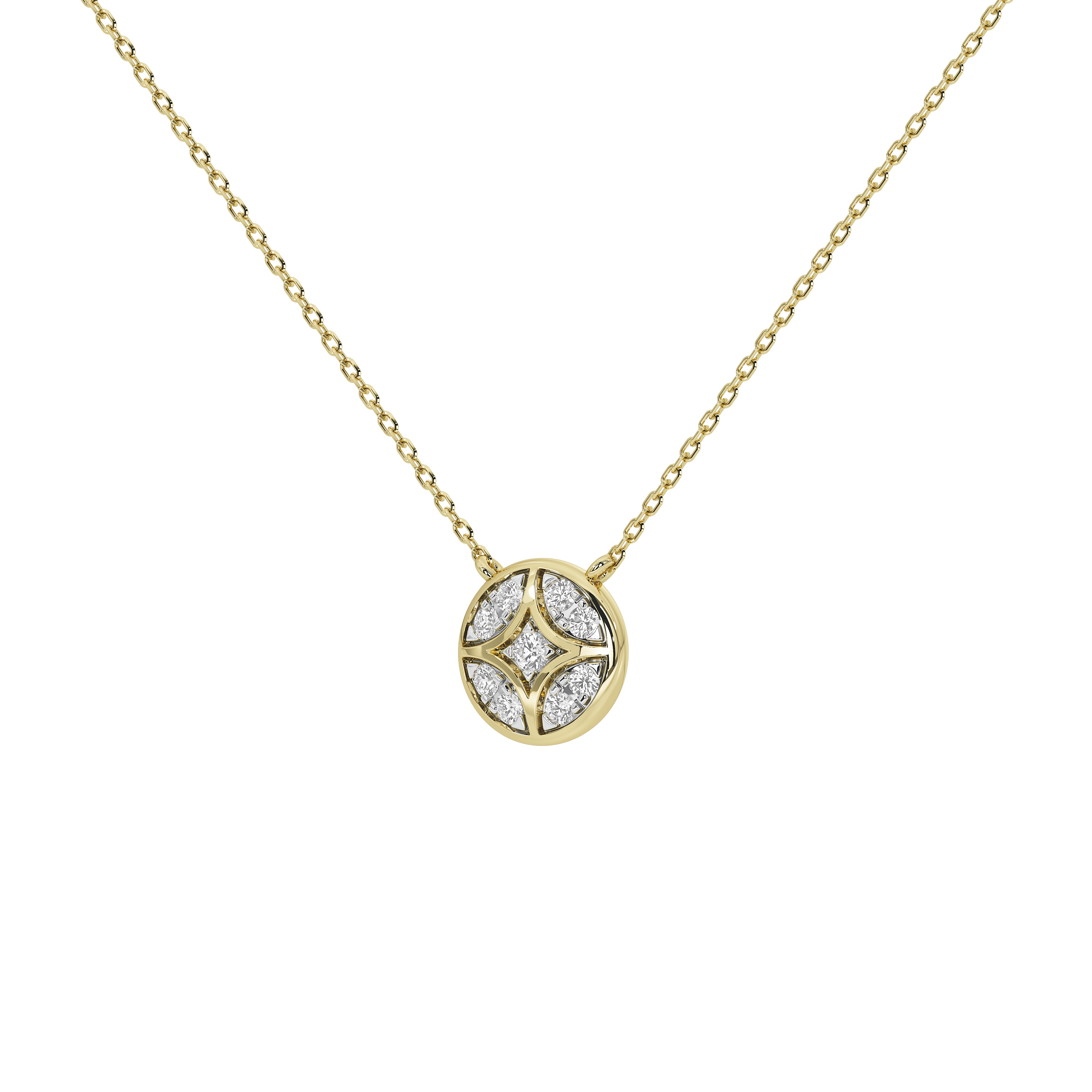 Shield Gold Pendant