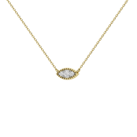 Lattice Marquise Pendant