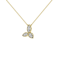 Trillium Gold Pendant