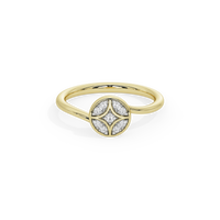 Shield Gold Ring