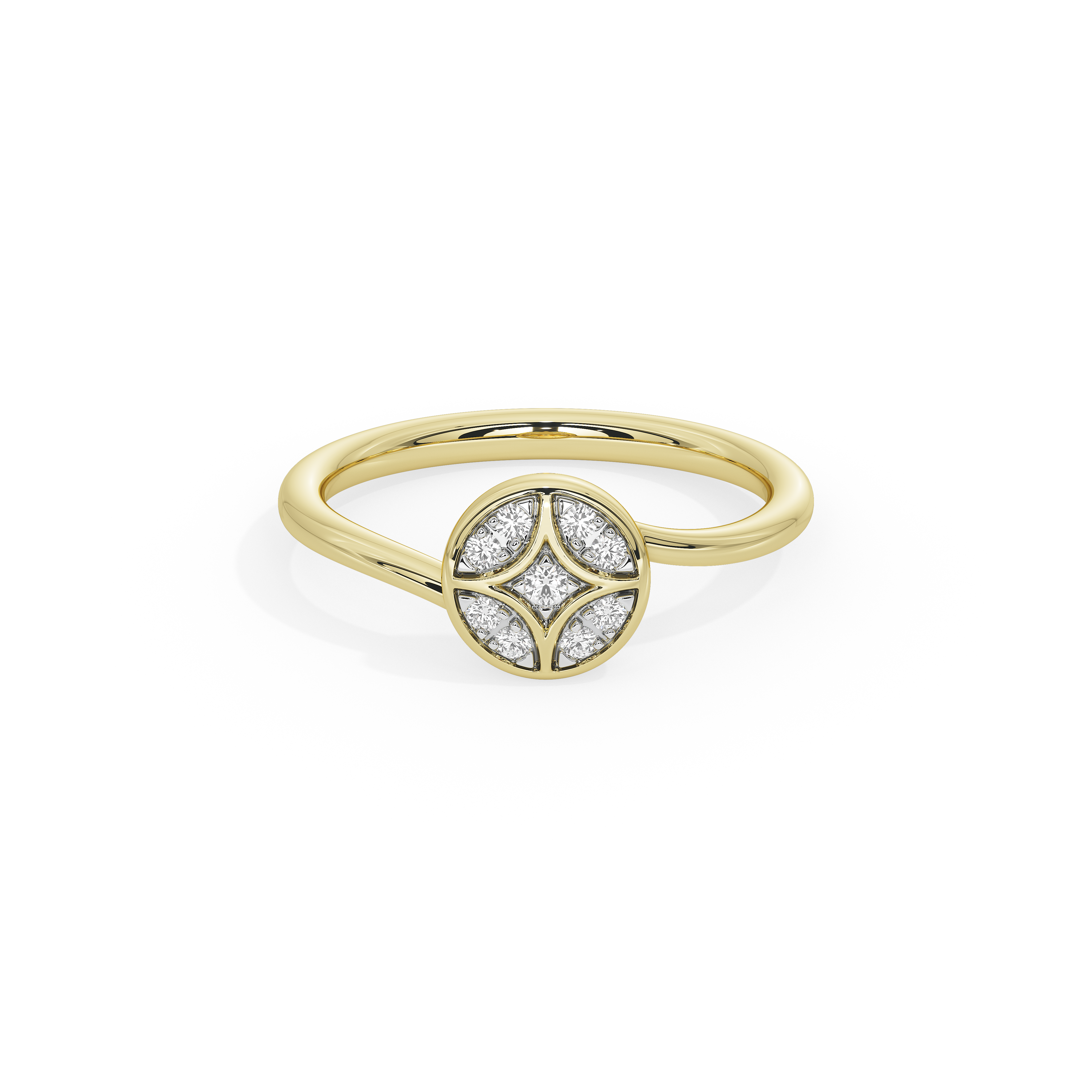 Shield Gold Ring