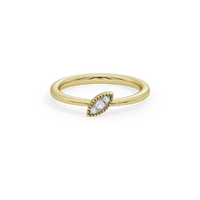 Lattice Marquise Ring