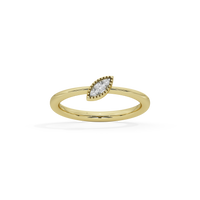 Lattice Marquise Ring