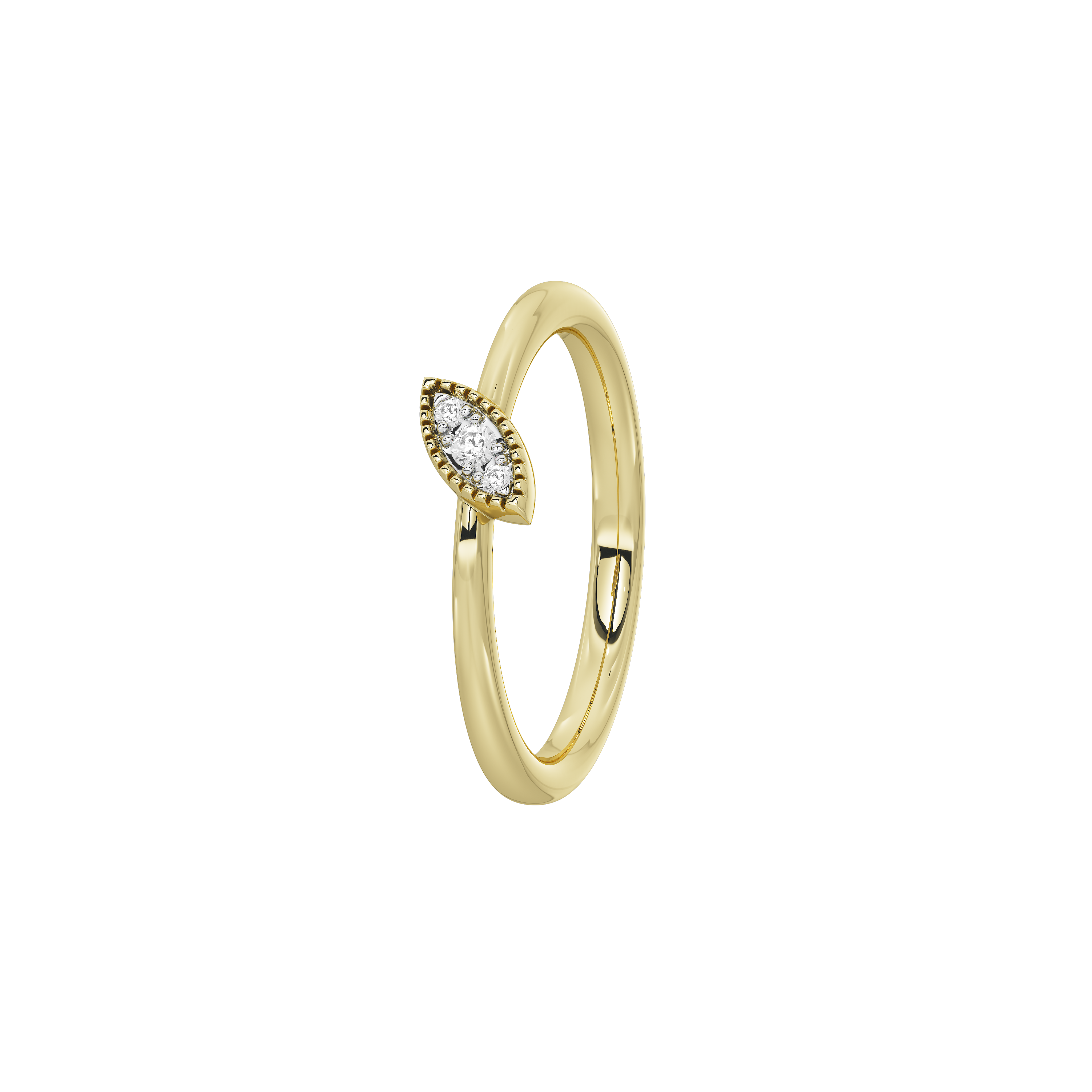 Lattice Marquise Ring