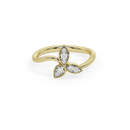 Trillium Gold ring