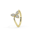 Trillium Gold ring