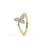 Trillium Gold ring
